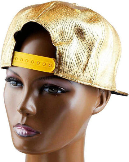 KYEYGWO Unisex Hip Hop Snapback Cap Mütze Verstellbar Flat Brim Baseball Schwarz
