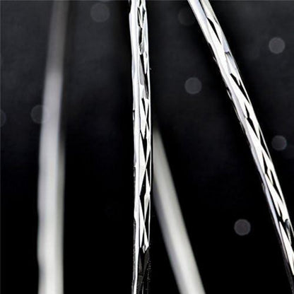 Creolen 925 Sterling Silber Kreis 20mm für Damen Mädchen