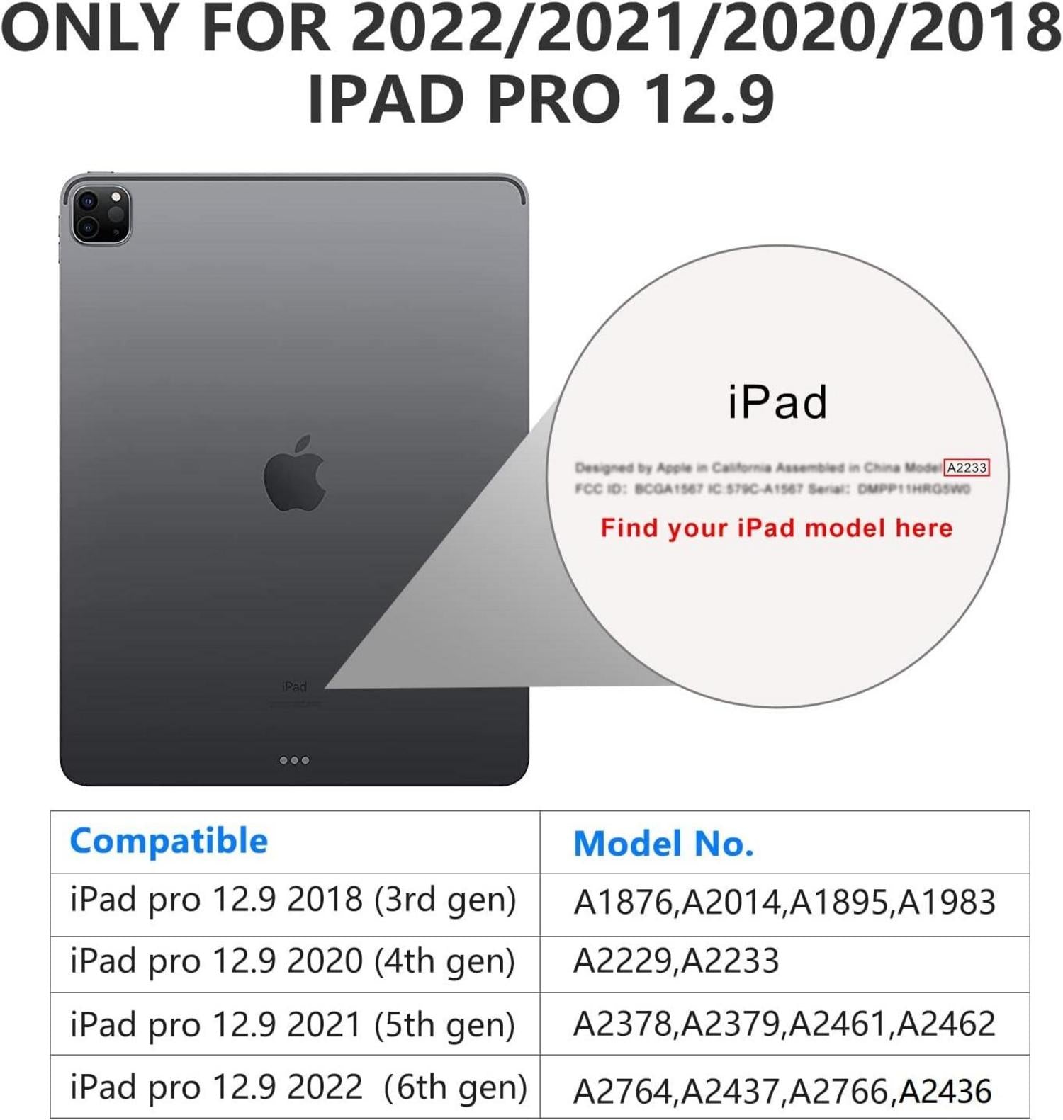 Schutzfolie iPad Pro 12.9 Zoll 2022 Glas Displayschutz