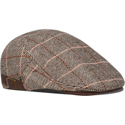 Schiebermütze Herren Sommer Grau Hut Herren Flat Cap 55-59cm