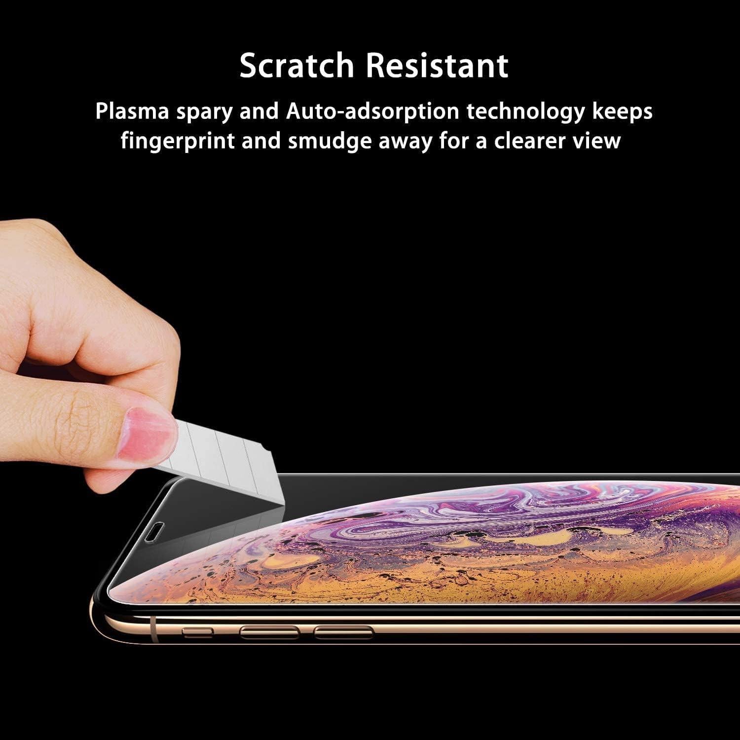 Panzer Schutz Glas für iPhone X/XS/11 Pro/10 - 2er Pack