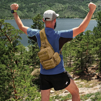 Taktische Brusttasche Militär Schultertasche Chest Sling