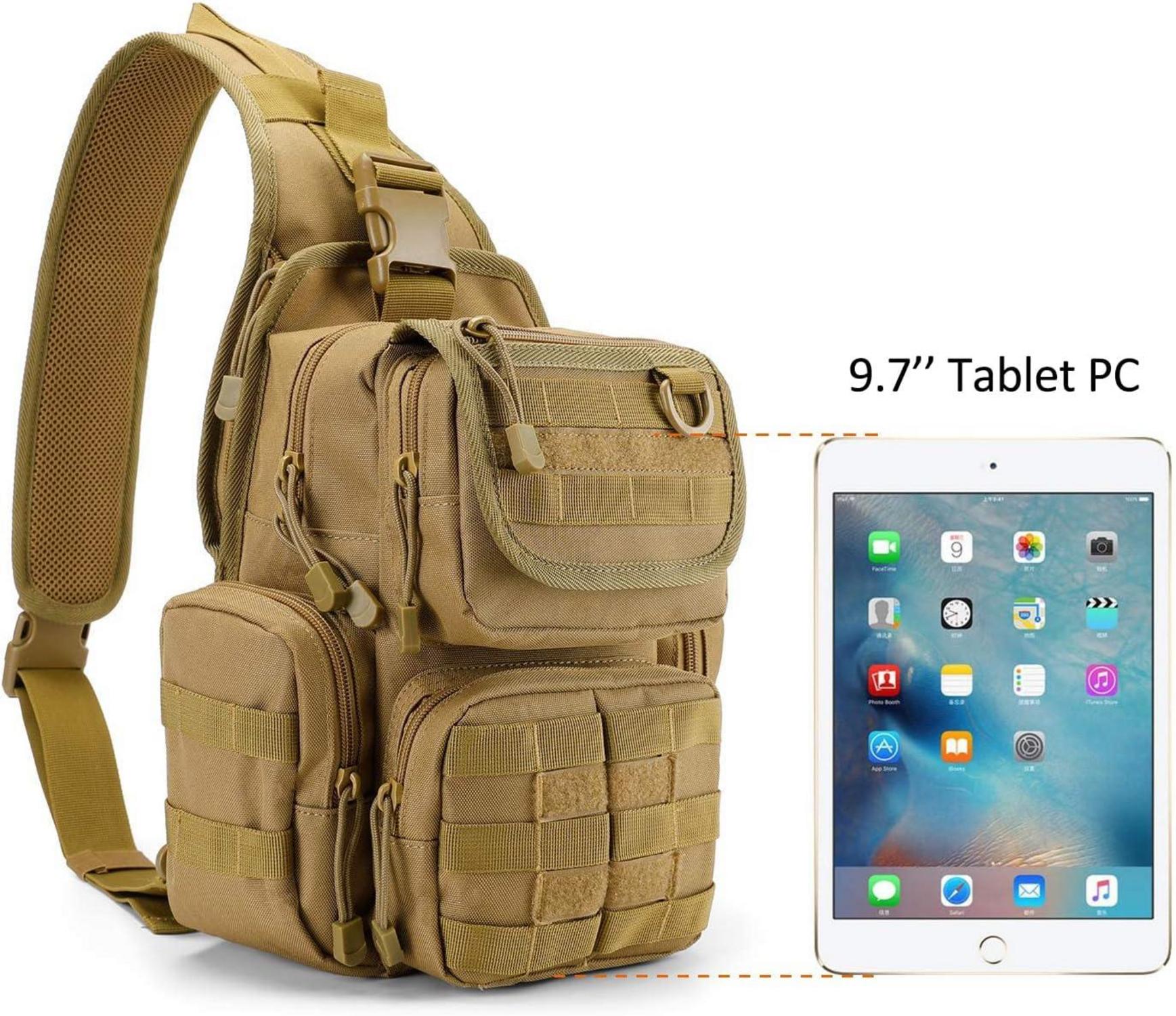 Taktische Brusttasche Militär Schultertasche Chest Sling