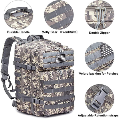Militärischer Taktischer Rucksack 40L Molle Daypack Outdoor