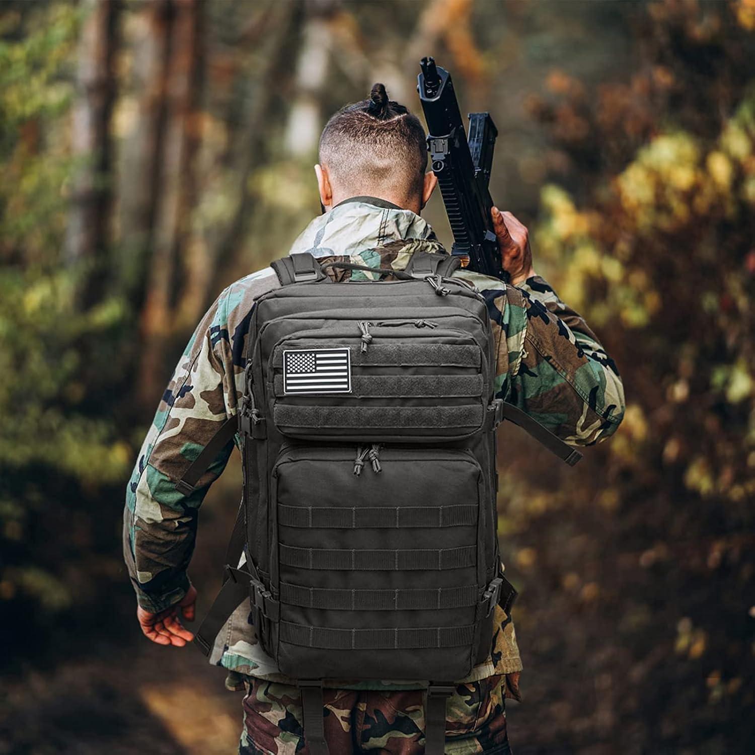 Rucksack 40L Militärisch Taktisch Molle Assault Pack Outdoor Camping