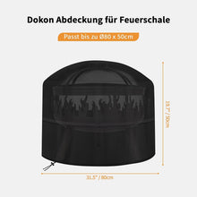Dokon Schutzhülle für Feuerschale 80x50cm