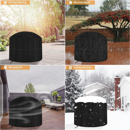 Dokon Schutzhülle für Feuerschale 80x50cm