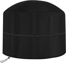 Schutzhülle Feuerschale 80x50cm Oxford Schwarz Wasserdicht