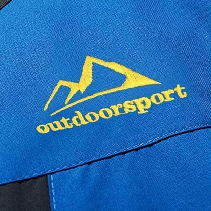Herren Fleecejacke Winter Warm Gefüttert Skijacke Blau M