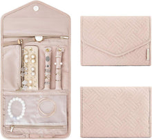 Schmuck Organizer Tasche für Reise Aufbewahrung Ringe Ohrringe