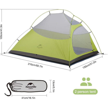 Ultraleichtes 2-Personen Campingzelt 3-4 Saison