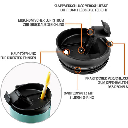 Isolierbecher Thermobecher 700ml Edelstahl Doppelwand-Vakuum