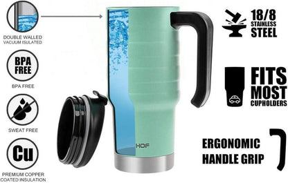 Isolierbecher 700ml Thermobecher Edelstahl Doppelwand-Vakuum BPA Frei