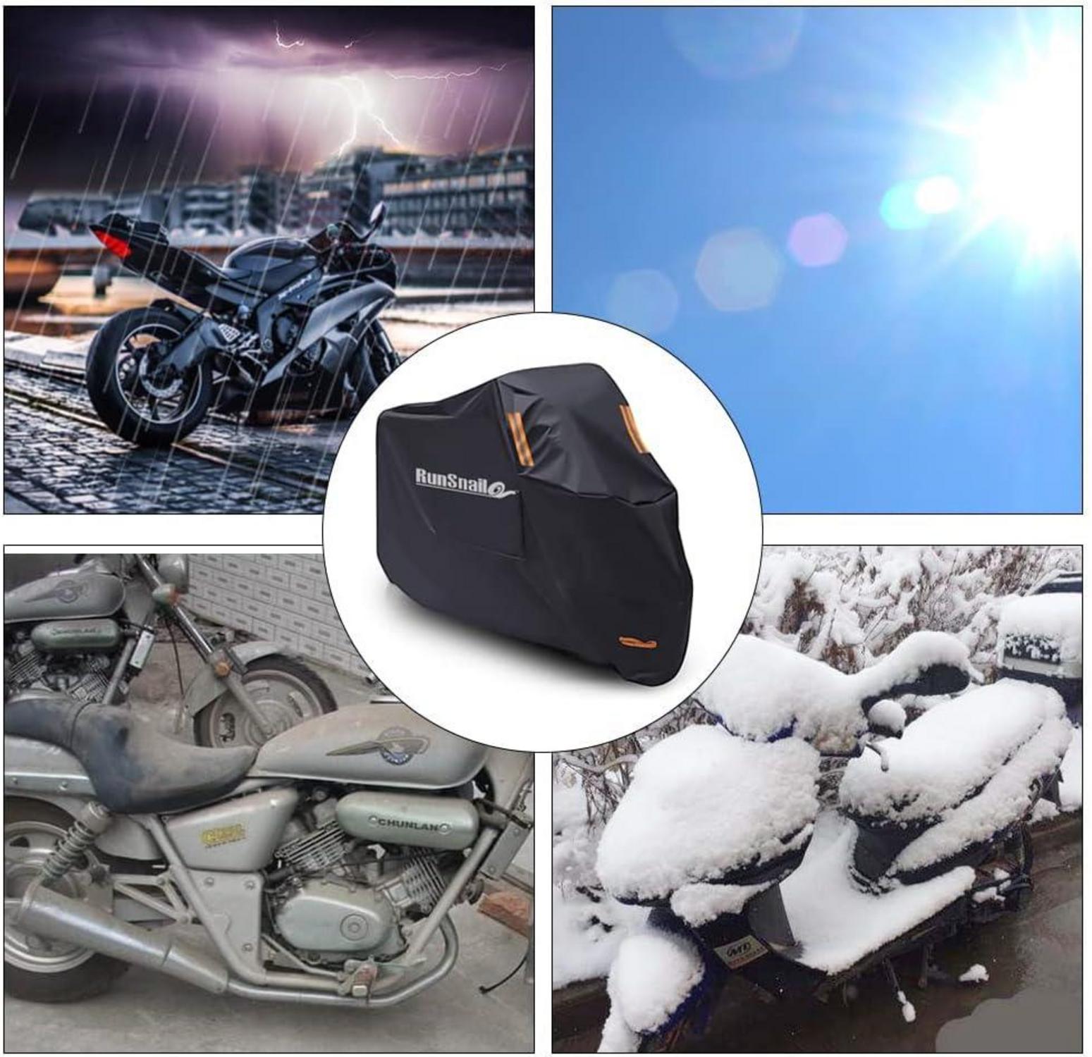 Wasserdichte XL Motorradabdeckung 210D Oxford