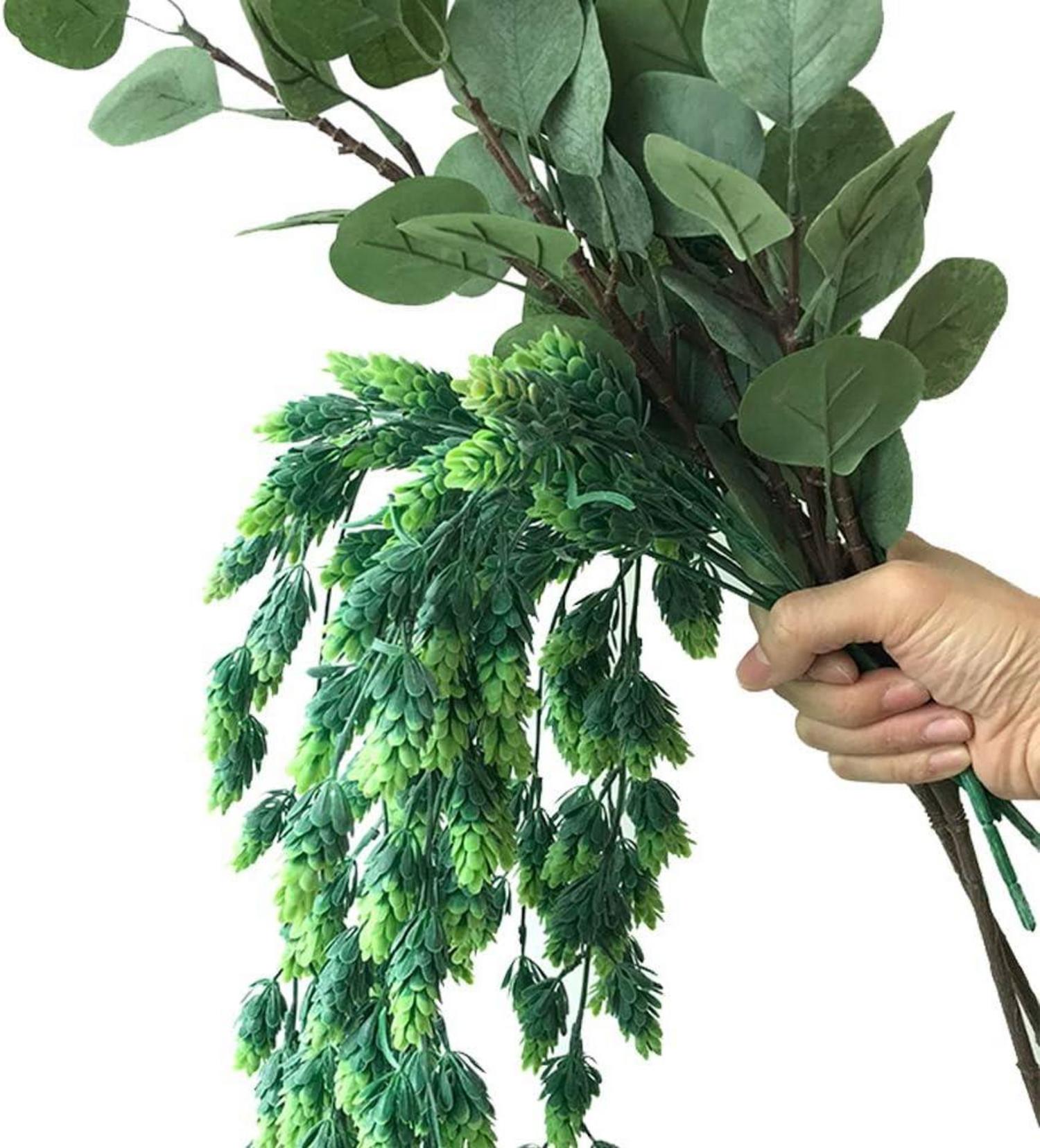 Künstliche Hopfen Blume Vine Garland Pflanze Gefälschte Hängende Rebe