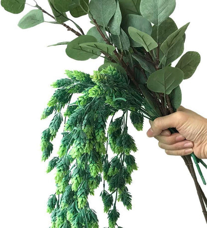 Künstliche Hopfen Blume Vine Garland Pflanze Gefälschte Hängende Rebe