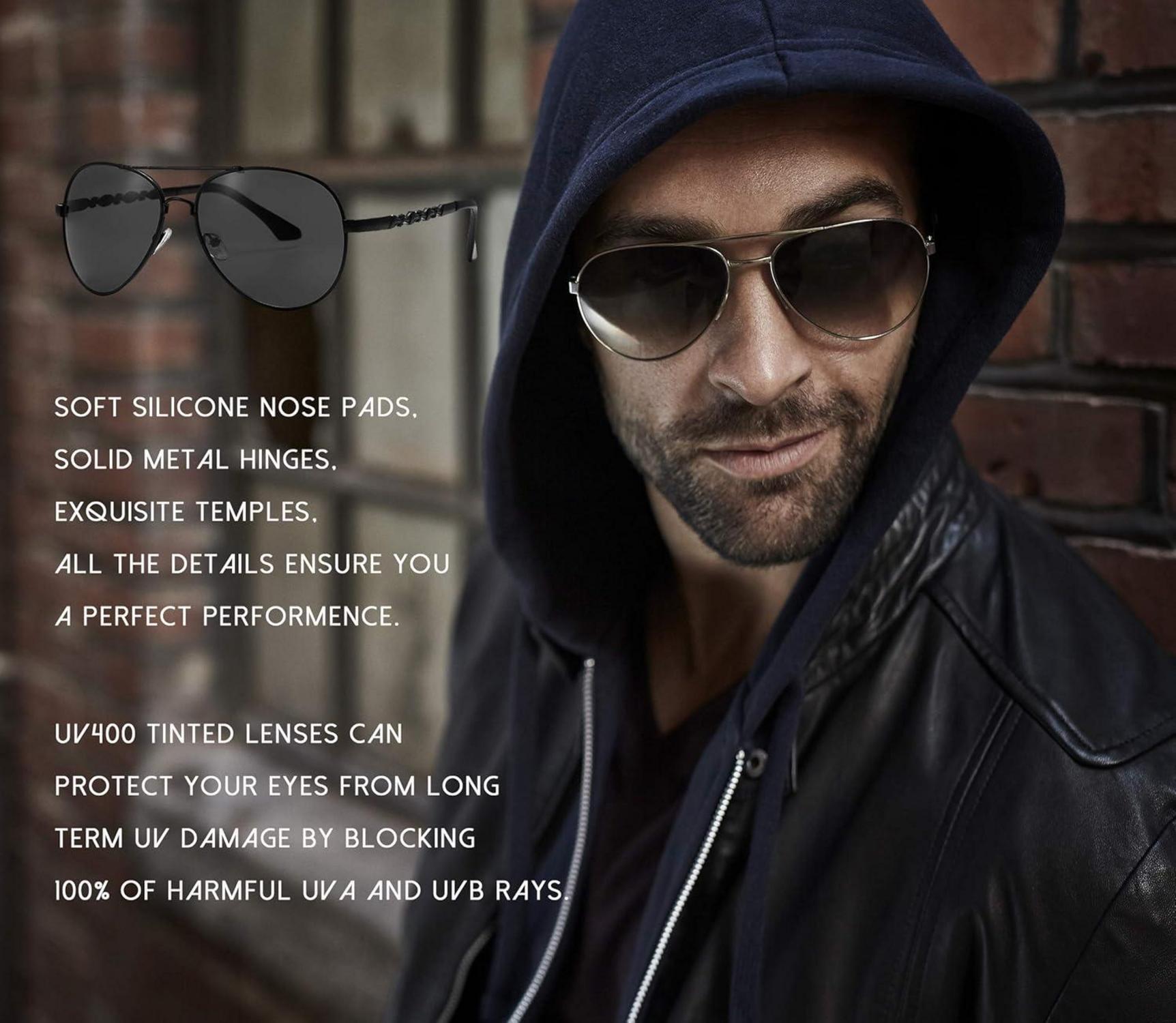 Herren Geschenkset Uhr Gürtel Schlüsselanhänger Sonnenbrille Dunkelblau