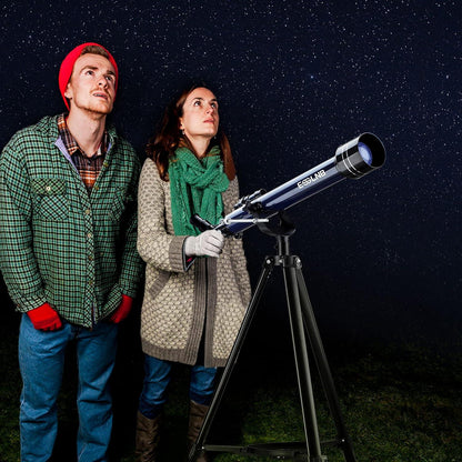 Astronomisches Teleskop 350X Vergrößerung Kinder Einsteiger Smartphone Adapter