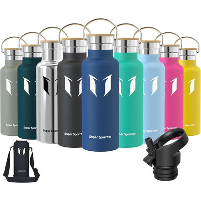 Super Sparrow Trinkflasche Edelstahl 750ml Kohlensäure