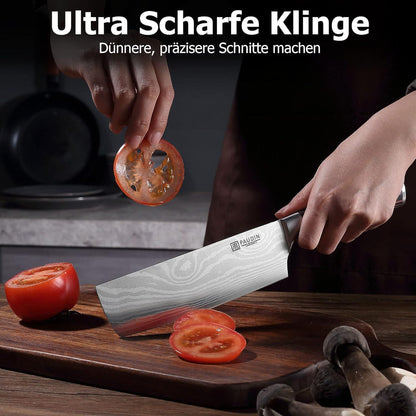 Japanisches Kochmesser 17 cm Nariki Hackmesser Küchenmesser