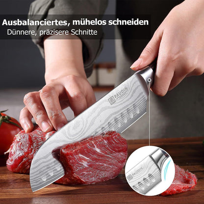 Santokumesser 17 cm Kochmesser aus deutschem Messerstahl