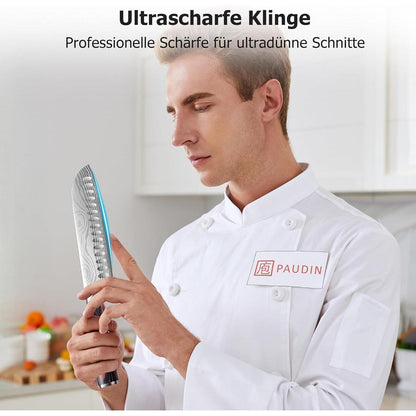 Santokumesser 17 cm Kochmesser aus deutschem Messerstahl