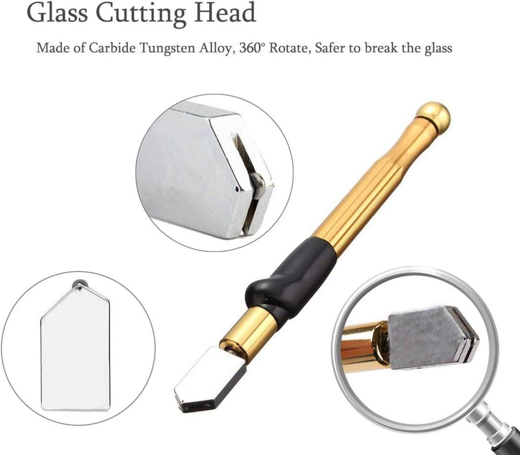 Professioneller Glasschneider mit Hartmetall-Wolfram Legierung
