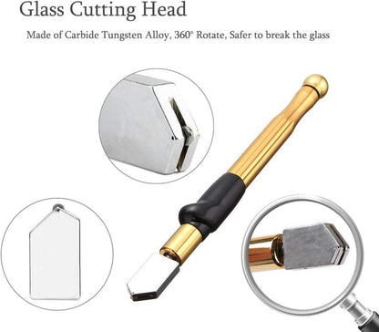 Professioneller Glasschneider mit Hartmetall-Wolfram Legierung