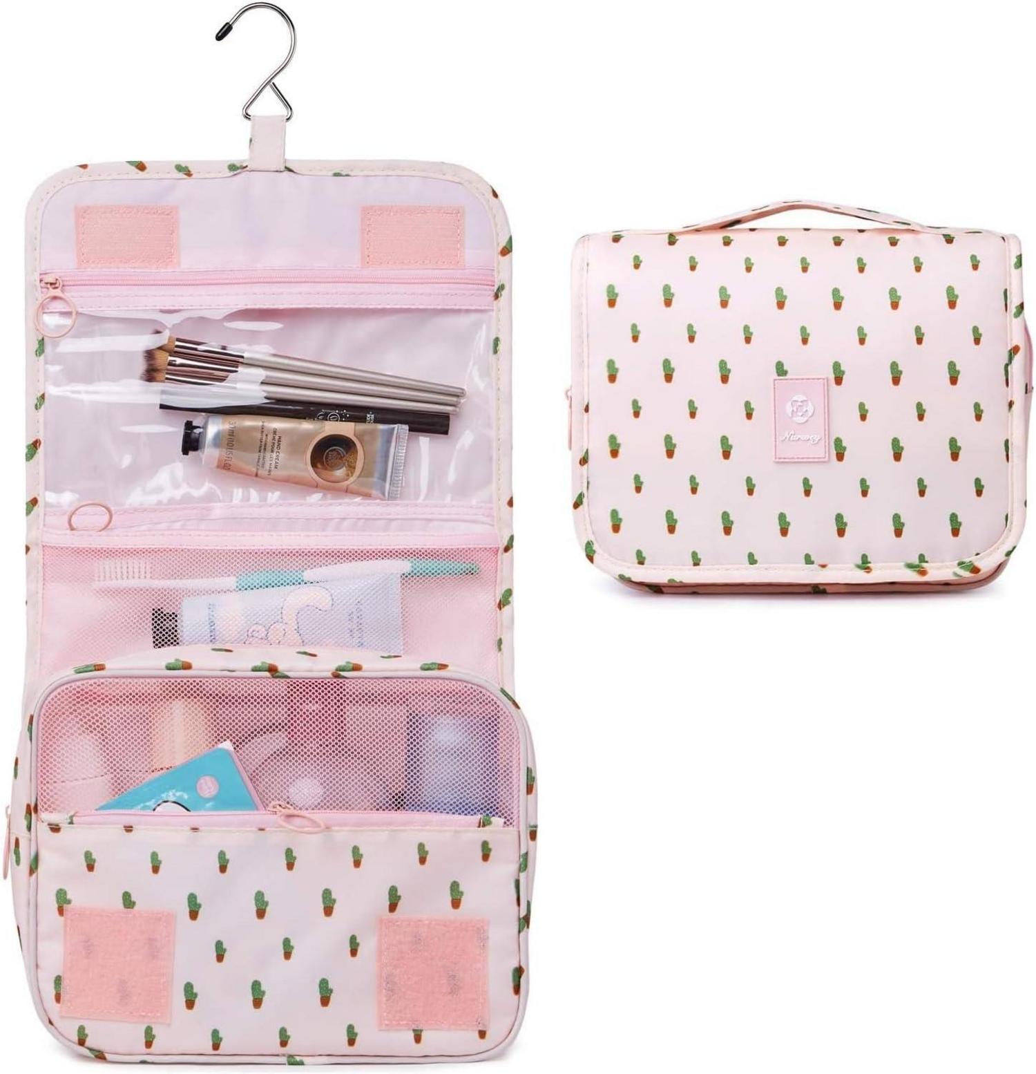 Kulturtasche Damen Aufhängbar Groß Schwarz Wasserdicht