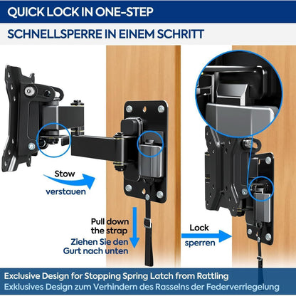 Mounting Dream TV Halterung für Wohnwagen 10-26 Zoll TVs