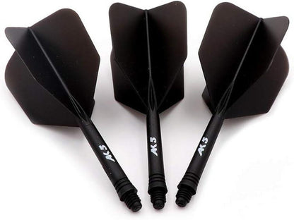 Integrated Dart Shaft Shafts Flights Standard Shape 3 pcs Alles
