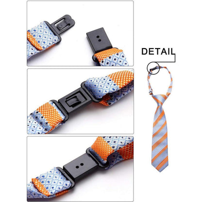 Kinder Krawatte Einstecktuch Set 2-4 Jahre HISDERN Jungen