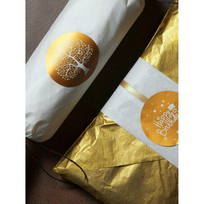 Gold Metallic Seidenpapier 50x70 cm - 25 Blatt für