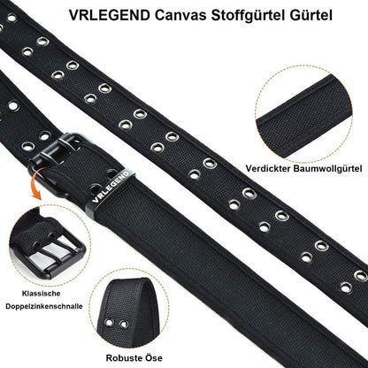 Canvas Gürtel Herren 120-180cm Jeans Stoffgürtel Outdoor Casual