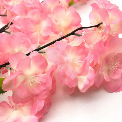 4er Set Künstliche Kirschblüten Sakura Blumen Deko Kunstblumen