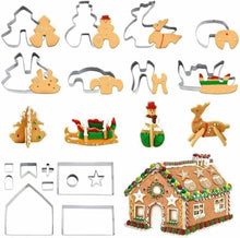 Ausstechformen Weihnachten Lebkuchenhaus 18 tlg. Edelstahl Plätzchen