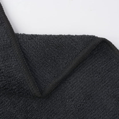 9er Pack Mikrofasertücher schwarz super saugfähig multiple Zwecke 30x30cm