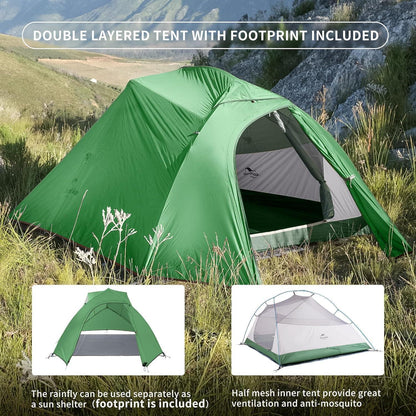Ultraleichtes 3-Personen Zelt für Camping & Wandern