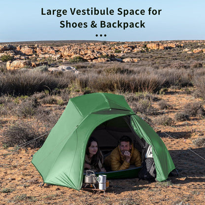 Ultraleichtes 3-Personen Zelt für Camping & Wandern