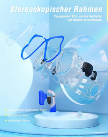 Trocken Schnorchelset: Anti-Fog Tauchmaske