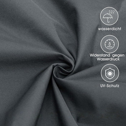 Günstiges Sonnensegel Wasserdicht 2x2m Grau Sonnenschutz