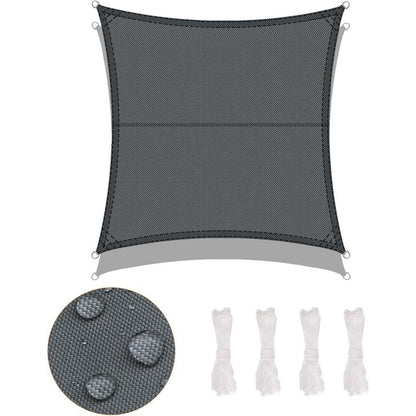 XXL Sonnensegel Wasserdicht 4x4m mit UV Schutz Sonnenschutz