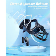 Trocken Schnorchelset Anti-Fog Panorama-Weitblick Tauchmaske