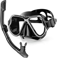 Trocken Schnorchelset mit Panorama-Weitblick und Anti-Fog-Maske