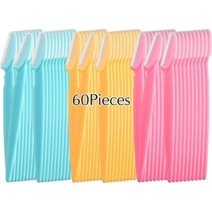 Damen Gesicht Rasierer Augenbraue Rasierapparat 60 Stück mit