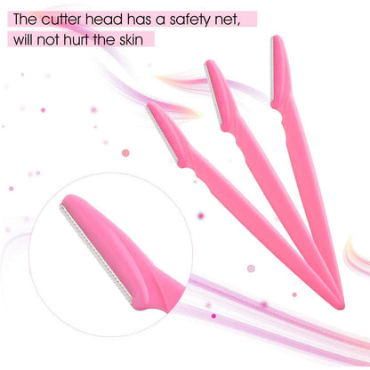 Damen Gesicht Rasierer Augenbraue Rasierapparat 60 Stück mit