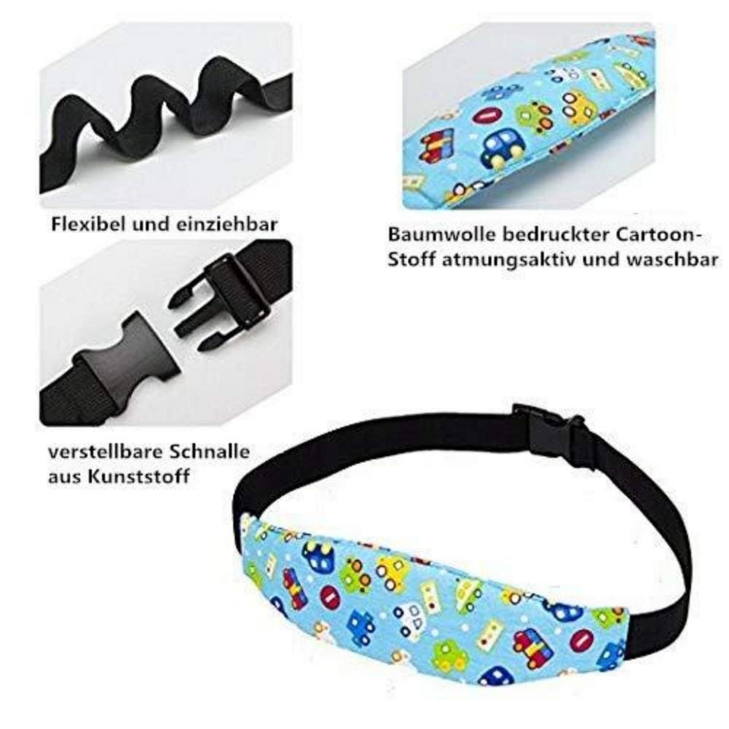 2-Pack Kleinkind Autositz Baby Kopfstütze Rückenentlastung Gürtel
