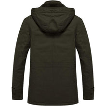 Herren Winterjacke Militärjacke mit Fleece Warm Gefütterte