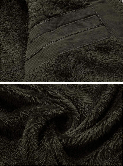 Herren Winterjacke Militärjacke Gefüttert Outdoor Arbeitsjacke S Army Green