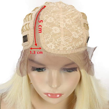 Lace Front Perücke Bob 24cm Blond – Atmungsaktiv & Natürlich